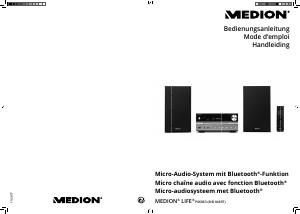 Bedienungsanleitung Medion LIFE P66063 (MD 84697) Stereoanlage