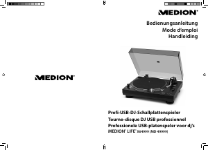 Bedienungsanleitung Medion LIFE X64999 (MD 49999) Plattenspieler