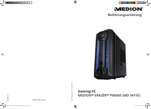 Bedienungsanleitung Medion Erazer P66065 (MD 34155) Desktop