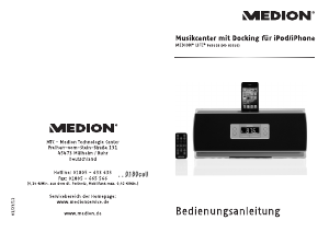 Bedienungsanleitung Medion LIFE P65028 (MD 83503) Dockinglautsprecher