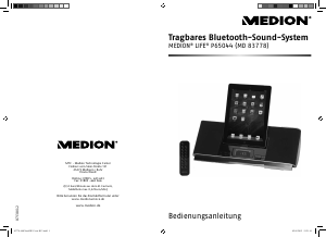 Bedienungsanleitung Medion LIFE P65044 (MD 83778) Dockinglautsprecher