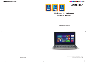 Bedienungsanleitung Medion Akoya E1318T (MD 99330) Notebook