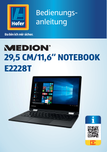 Bedienungsanleitung Medion Akoya E2228T (MD 60250) Notebook