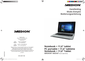 Handleiding Medion Akoya E2212T (MD 99720) Laptop