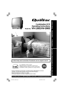 Handleiding Quasar VV-2002 Televisie