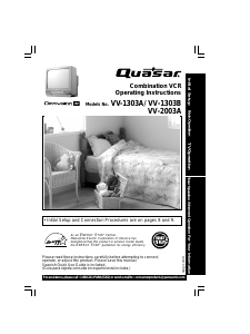 Manual Quasar VV-2003A Television