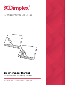 Manual Dimplex DHDEBS Electric Blanket