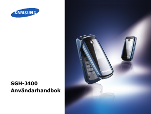Bruksanvisning Samsung SGH-J400 Mobiltelefon