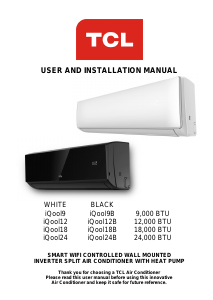 Handleiding TCL iQool18B Airconditioner