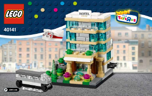 Handleiding Lego set 40141 Promotional Bricktober hotel