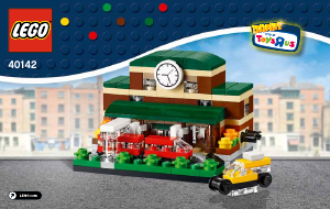 Bedienungsanleitung Lego set 40142 Promotional Bricktober Bahnhof