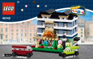 Bedienungsanleitung Lego set 40143 Promotional Bricktober Bäckerei