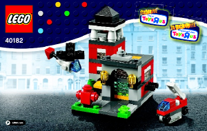 Handleiding Lego set 40182 Promotional Bricktober brandweerkazerne