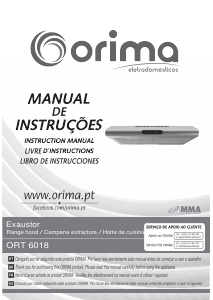 Handleiding Orima ORT 6018 Afzuigkap