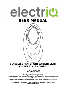 Manual ElectriQ eiQ-AM09W Heater