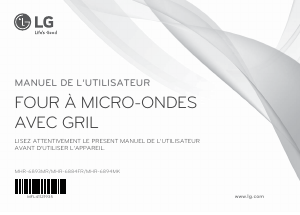 Mode d’emploi LG MHR-6894MK Micro-onde