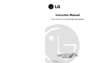 Handleiding LG MS-202Y Magnetron