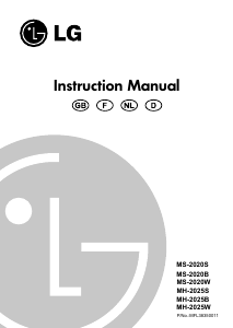 Manual LG MS-2020S Microwave