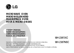 Manual LG MH-6387TRC Microwave