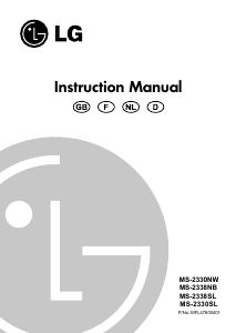 Manual LG MS-2338SL Microwave