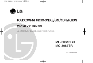 Mode d’emploi LG MC-3081NSR Micro-onde