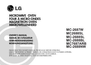 Manual LG MC-2687W Microwave