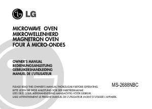 Manual LG MS-2688NBC Microwave