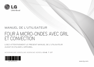 Mode d’emploi LG MC-8090SL Micro-onde