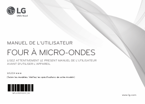 Mode d’emploi LG MS2043DAR Micro-onde
