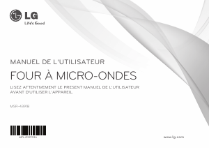 Mode d’emploi LG MSR-4391B Micro-onde
