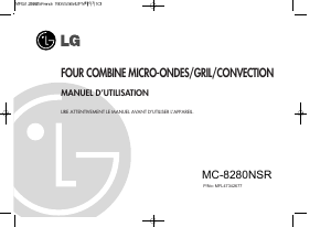 Mode d’emploi LG MC-8280NSR Micro-onde