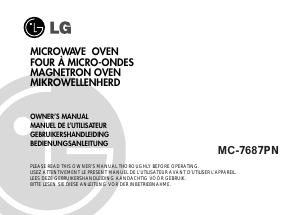 Manual LG MC-7687PN Microwave