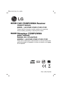 Bruksanvisning LG LAC4710R Bilradio