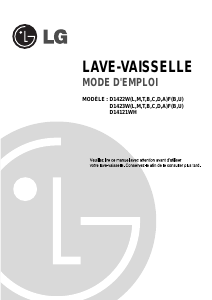 Mode d’emploi LG D14121WH Lave-vaisselle