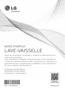 Mode d’emploi LG D14566IXS Lave-vaisselle