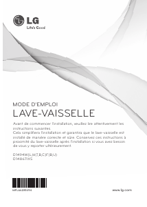 Mode d’emploi LG D14867IXS Lave-vaisselle