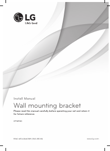 Manual LG OTW150 Wall Mount