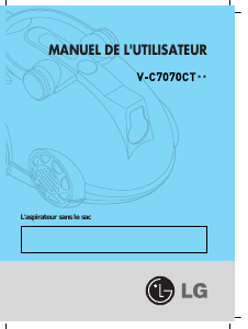 Mode d’emploi LG VTC7070CTQ Aspirateur