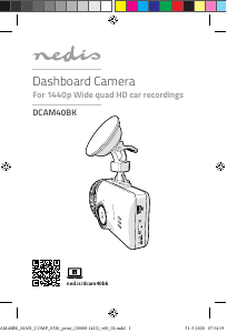 Manual de uso Nedis DCAM40BK Action cam