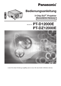 Bedienungsanleitung Panasonic PT-D12000E Projektor