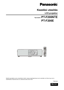 Használati útmutató Panasonic PT-F200NTE Vetítő