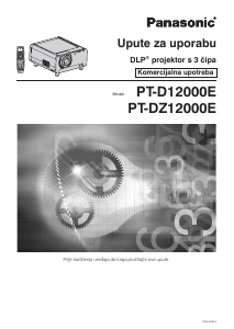 Priručnik Panasonic PT-DZ12000E Projektor