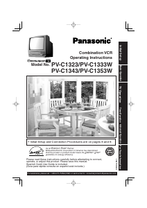 Manual Panasonic PV-C1353W Television