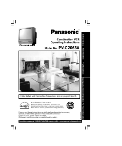 Handleiding Panasonic PV-C2063A Televisie