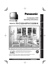 Manual Panasonic PV-C1323K Television