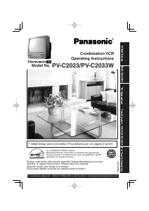Handleiding Panasonic PV-C2023 Televisie