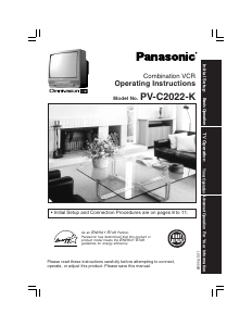 Mode d’emploi Panasonic PV-C2022K Téléviseur
