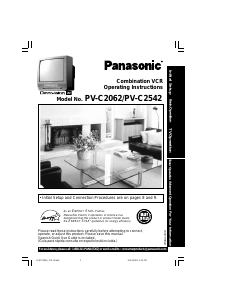 Manual Panasonic PV-C2542 Television