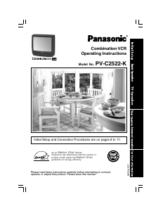 Manual Panasonic PV-C2522K Television