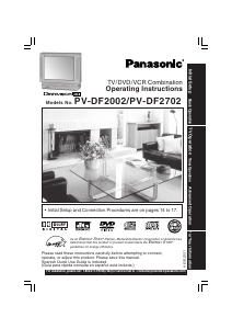 Manual Panasonic PV-DF2702 Television